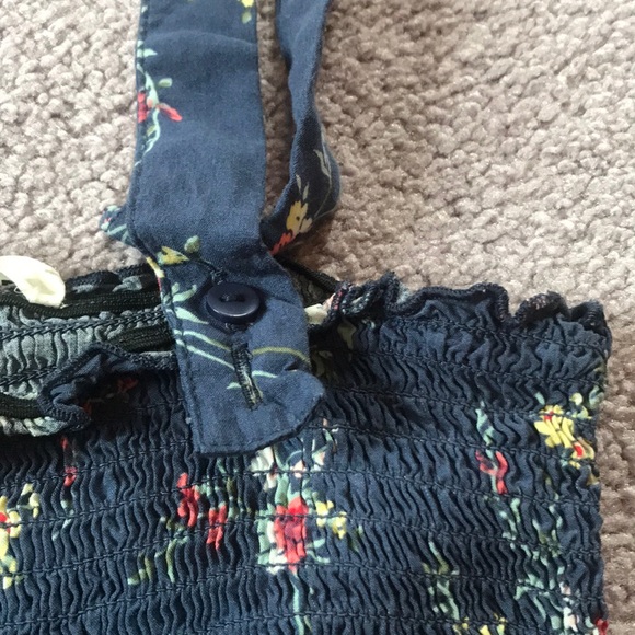 Peplum bottom floral crop top - Picture 2 of 2